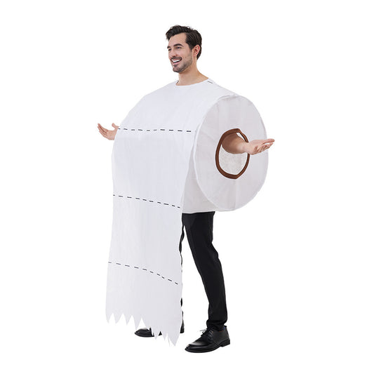 Halloween Couple Spoof Toilet Paper Cosplay Clothes