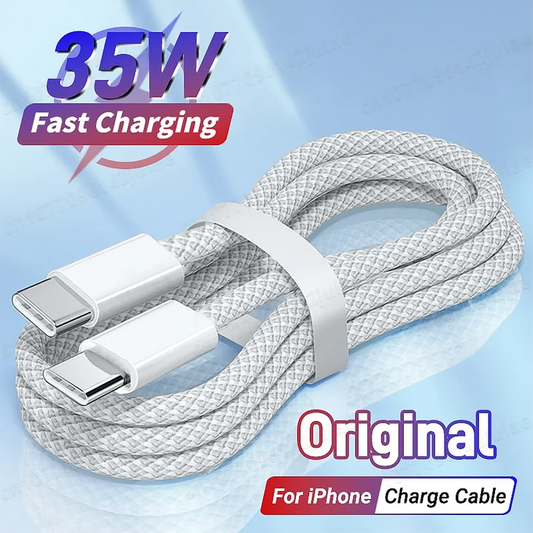 PD 35W Fast Charging Type C Cables For iPhone 15 Pro Max Plus USB C Quick Charge Charger 1M 1.5M 2M Data Cord Phone Accessories